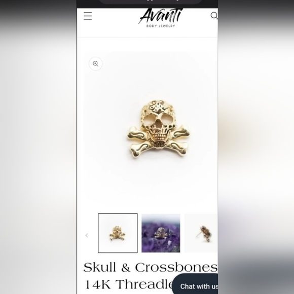 Avanti Jewelry 14kt Top - Picture 2 of 3